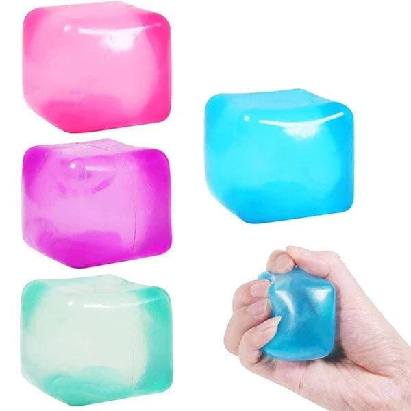 Squishy Toy - Solid Cube Maltose