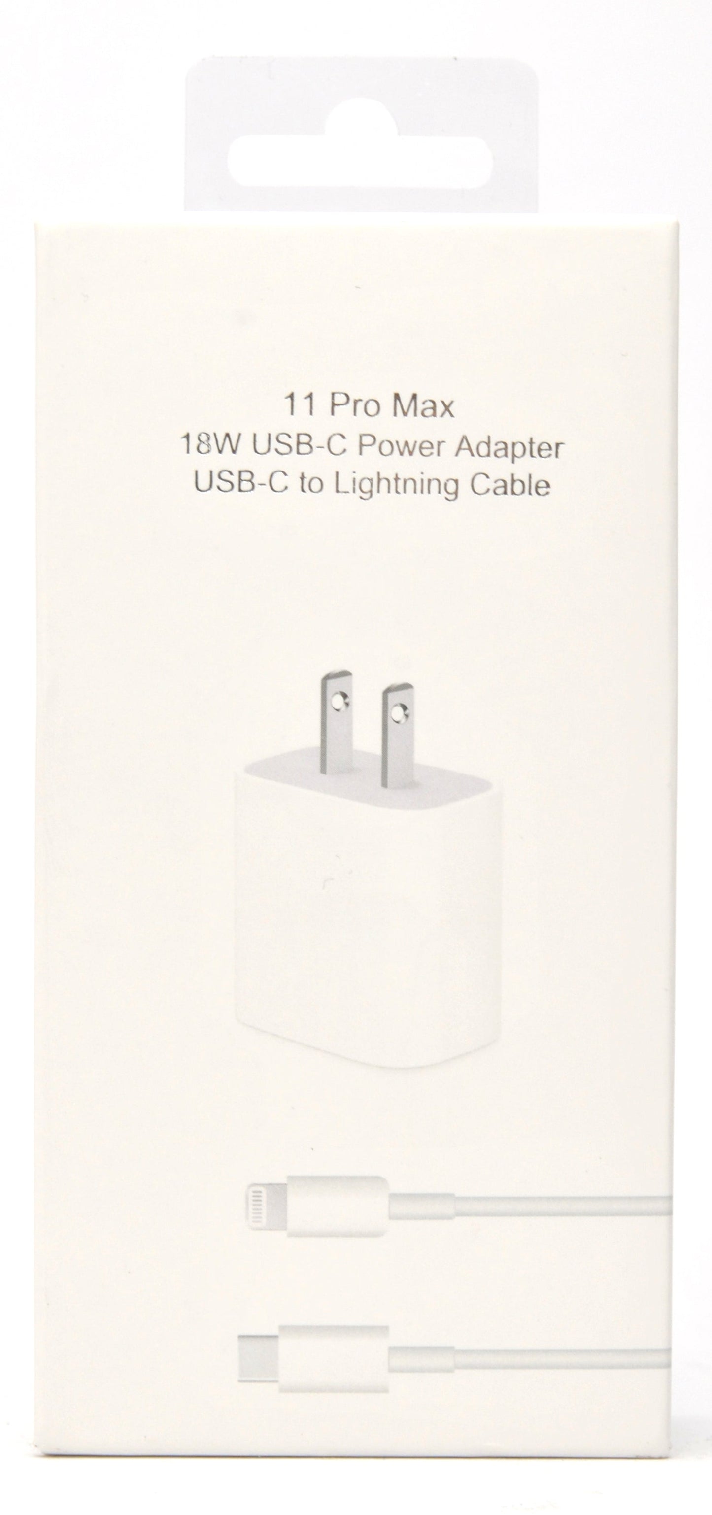 2 in 1 Combo 18W Charging Adapter w/Type C to iPhone Cable 3ft/ 1m (AAA Grade)