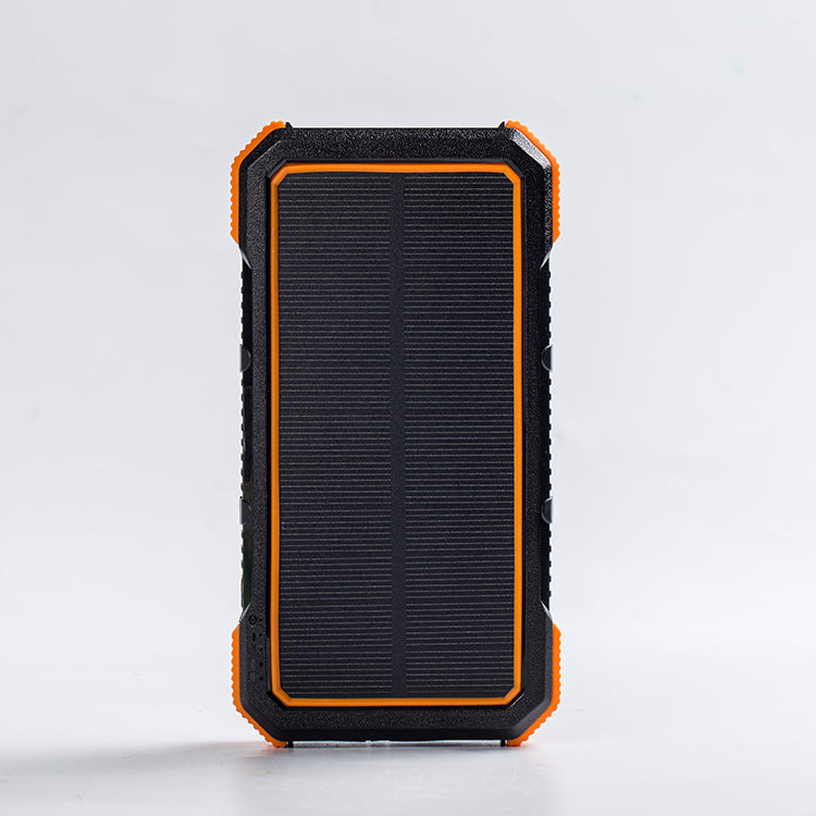 Power Bank - Solar Wireless Charging W/LED Light (25000mah)