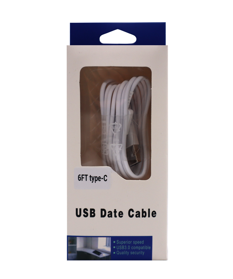 3ft / 6ft Type-C Cable (White Box) (Generic Quality)
