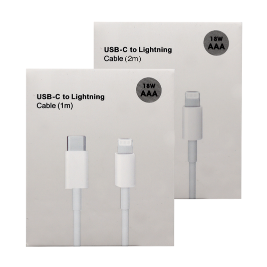 Fast Charging Type-C to iPhone Cable (3ft/ 6ft) - 18W Support (AAA Quality)