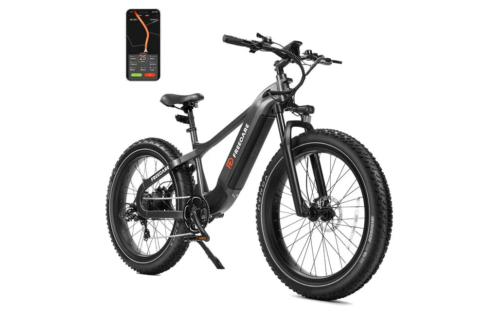 Freedare Saiga Electric Mountain Bike – 750W Motor, 48V Battery, Full Suspension E-Bike