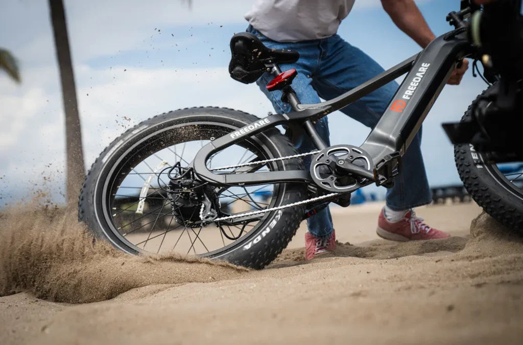 Freedare Saiga Electric Mountain Bike – 750W Motor, 48V Battery, Full Suspension E-Bike
