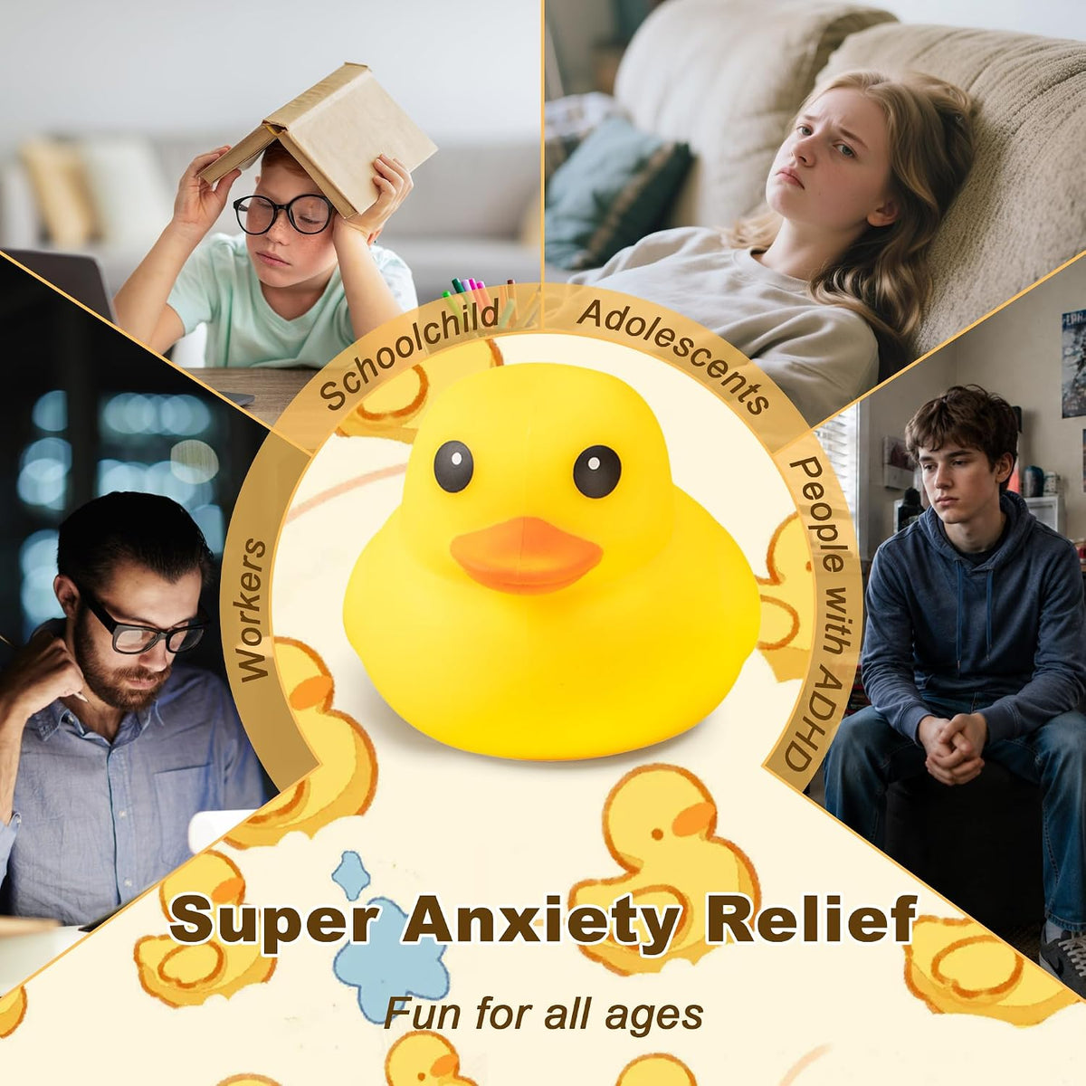 Squishy Toy - Jumbo Soft Squeeze Duck