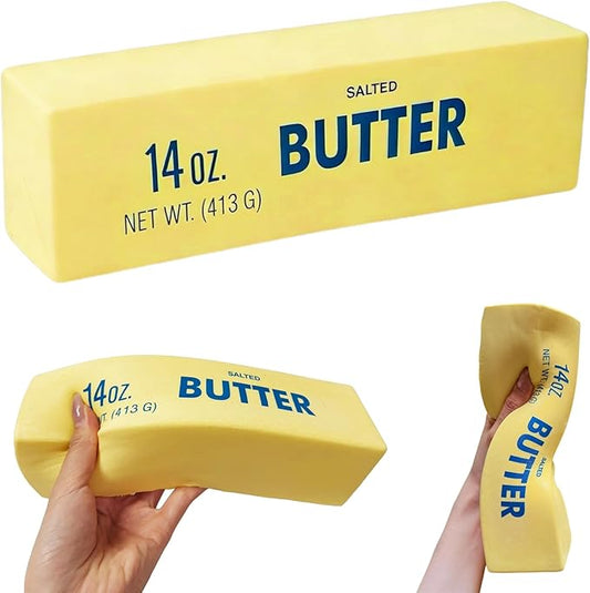 Squishy Toy - Medium Butter (14 oz) - Yellow