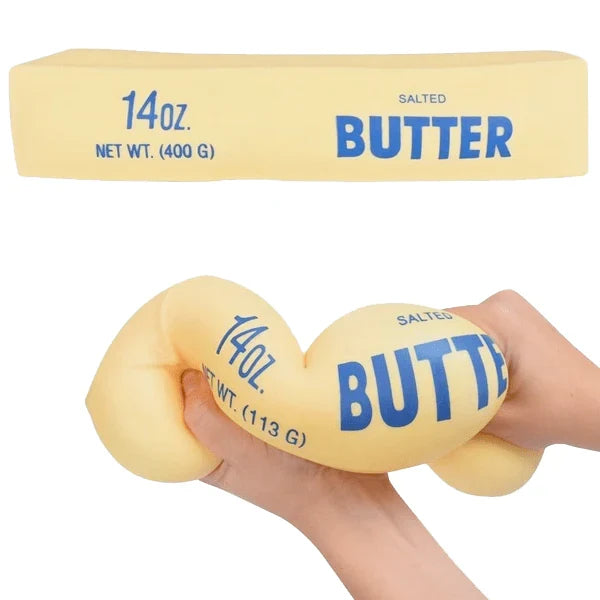Squishy Toy - Medium Butter (14 oz) - Yellow