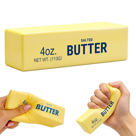 Squishy Toy - Mini Butter (4 oz) - Yellow