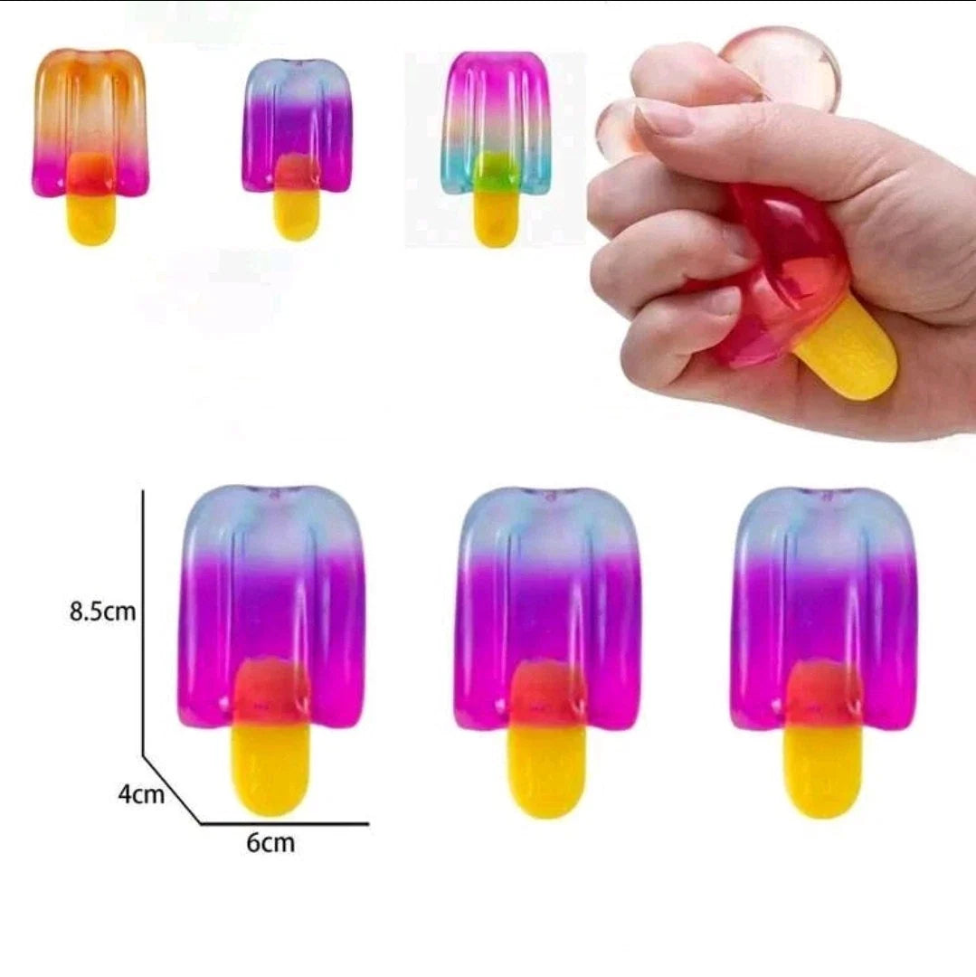 Squishy Toy - Popsicle / Nicle Sicle (Glitter Gel)