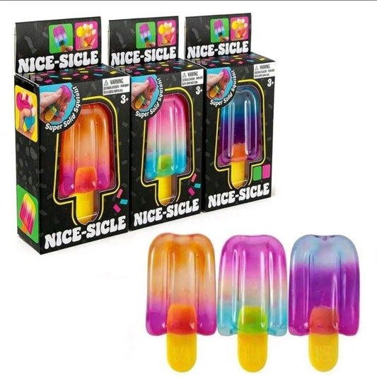 Squishy Toy - Popsicle / Nicle Sicle (Glitter Gel)