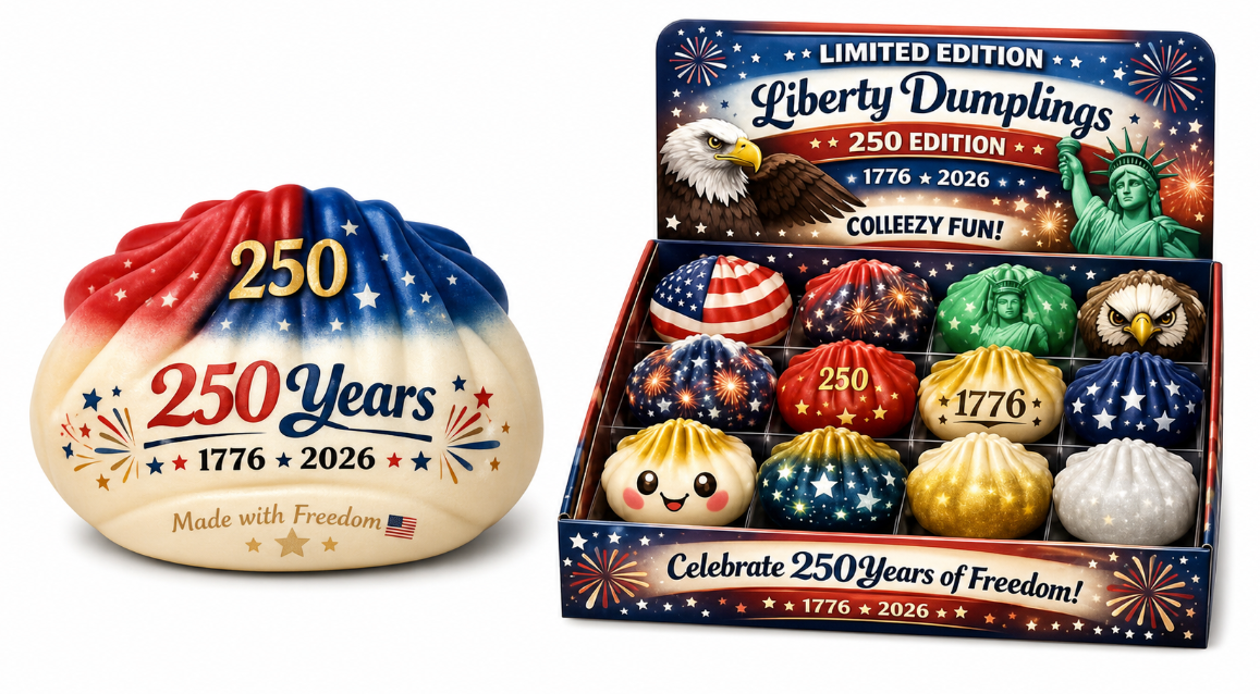 Squishy Toy - US Liberty Dumpling Squeeze (Slow Rise)