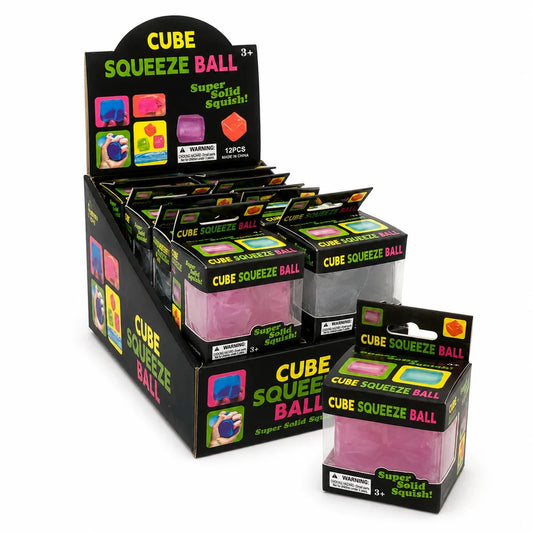 Squishy Toy - Solid Cube Maltose