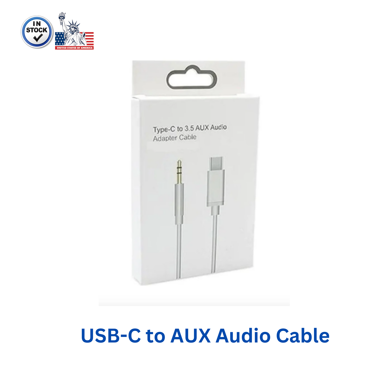 Type-C to 3.5mm Audio Jack Aux Cable