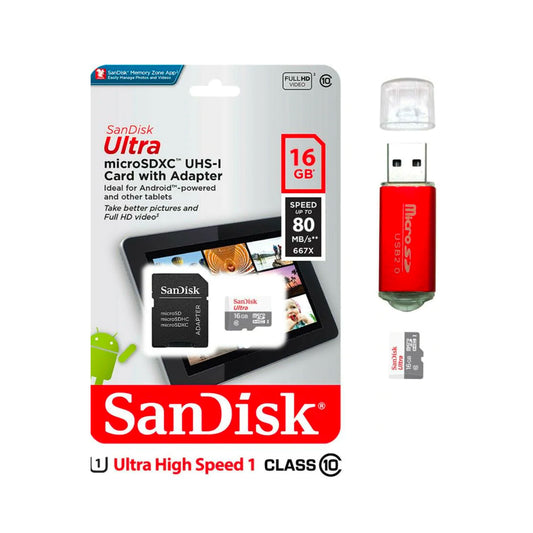 SanDisk Ultra Micro SD Card (16GB/ 32GB/ 64GB/ 128GB)