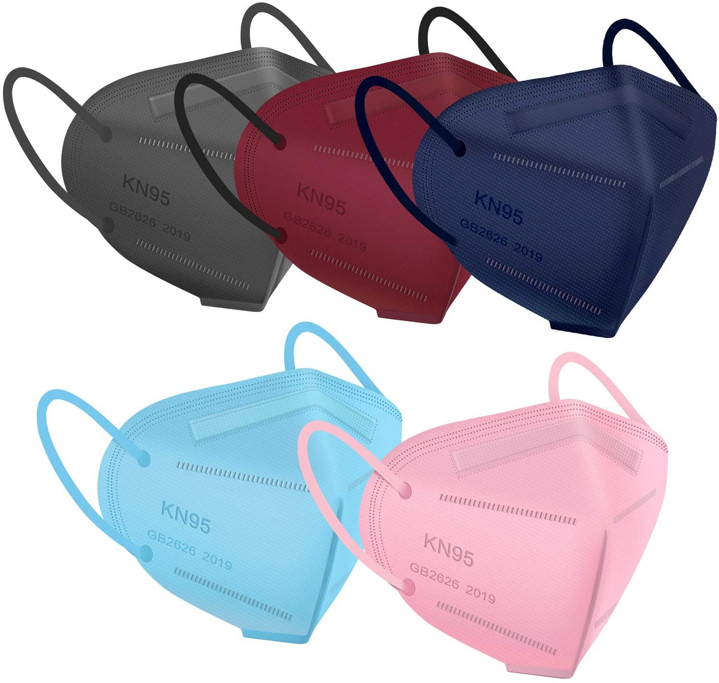 KN95 Mask - Multi colors (20 in a pack)