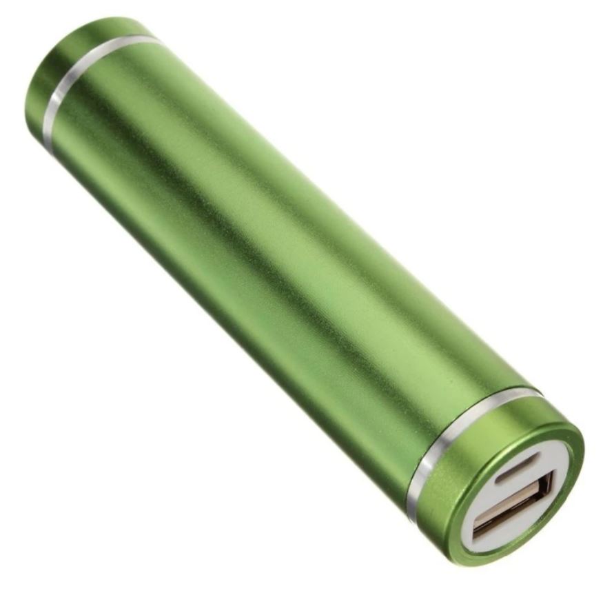 Power Bank 3000 mAh (Cylindrical Lipsticks Style Metallic Finish)