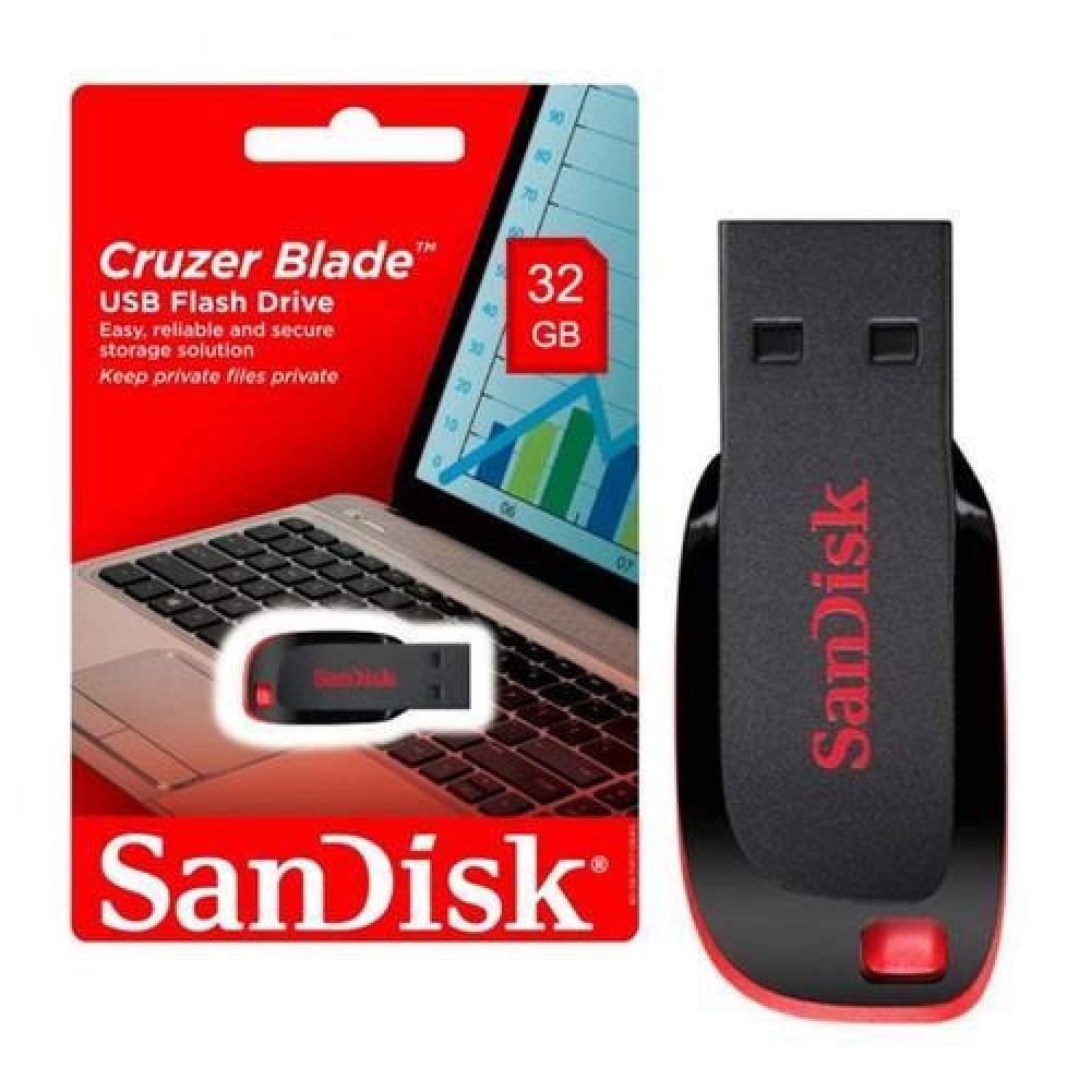 SanDisk Cruzer Blade (16GB/ 32GB/ 64GB/ 128GB)