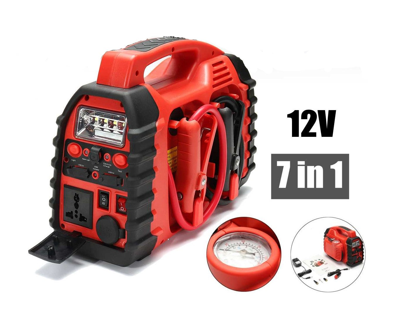 7 in 1 Multifunction Jump Starter for Cars (CJS-7IN1)