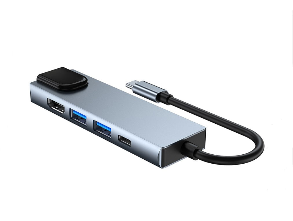 Type- C Adapter 5 in 1, USB- C To HDMI+ PD Adapter (BYL-2007)