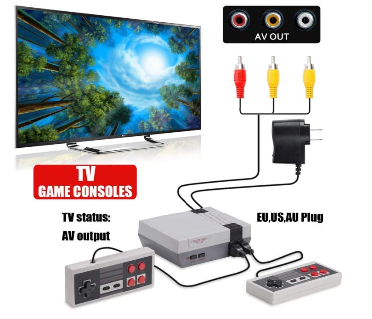 Mini Game Console (620 Built-in Games)