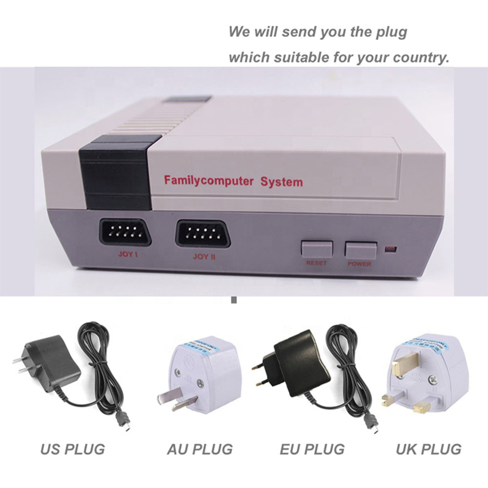 Video Game Eu Plug Retro Mini store Tv Game 8 Bit Console Built-In 621 Game