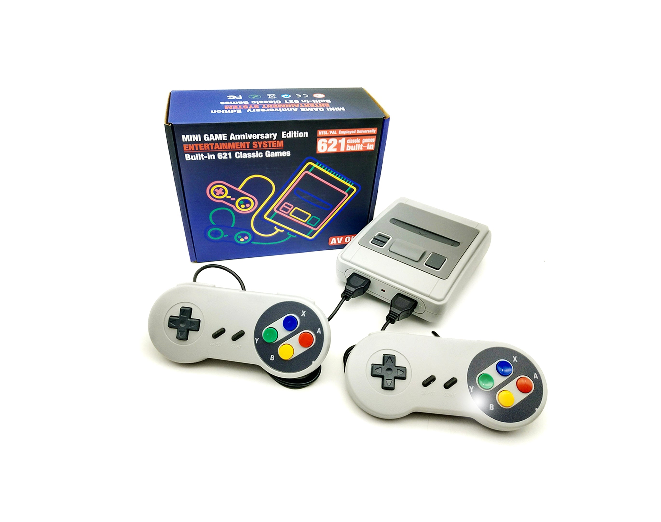 Video Game Eu Plug Retro Mini store Tv Game 8 Bit Console Built-In 621 Game