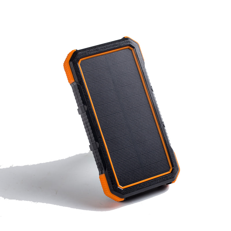 Power Bank - Solar Wireless Charging W/LED Light (25000mah)