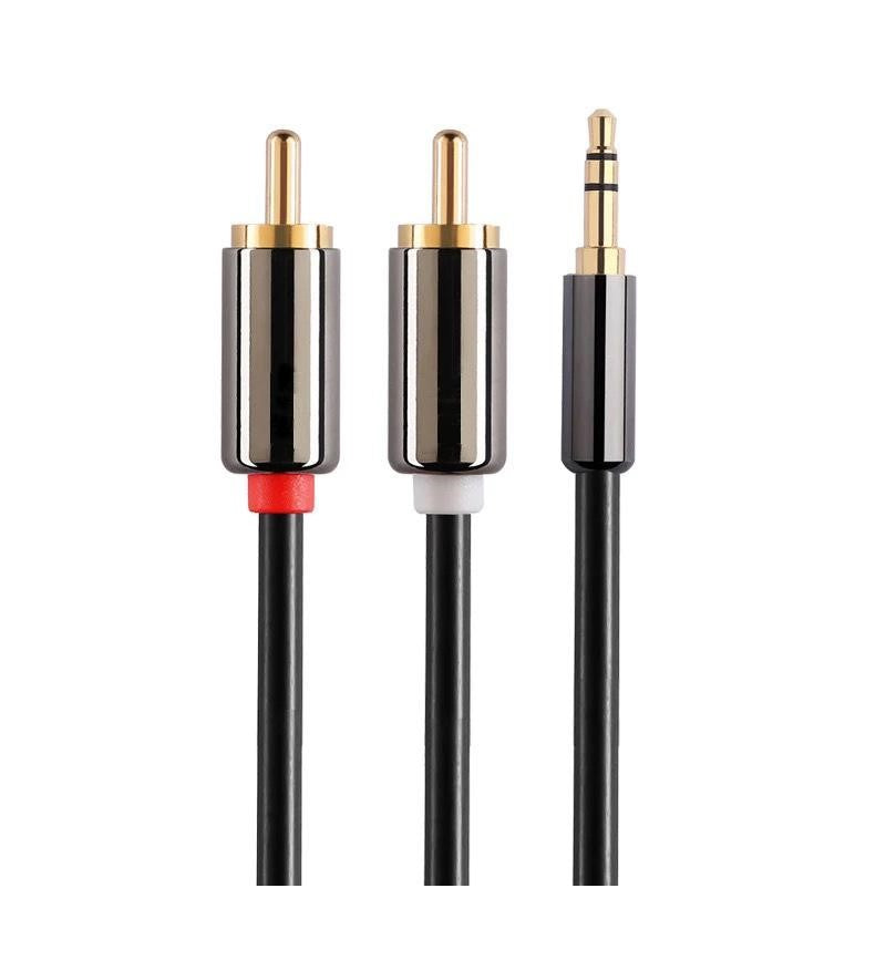 3.5mm Aux to RCA 2-Jack Audio Cable (1.5M / 5ft)