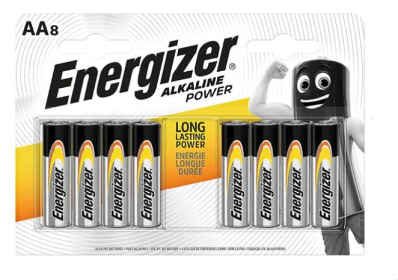 Energizer Alkaline AA X 8 Battery