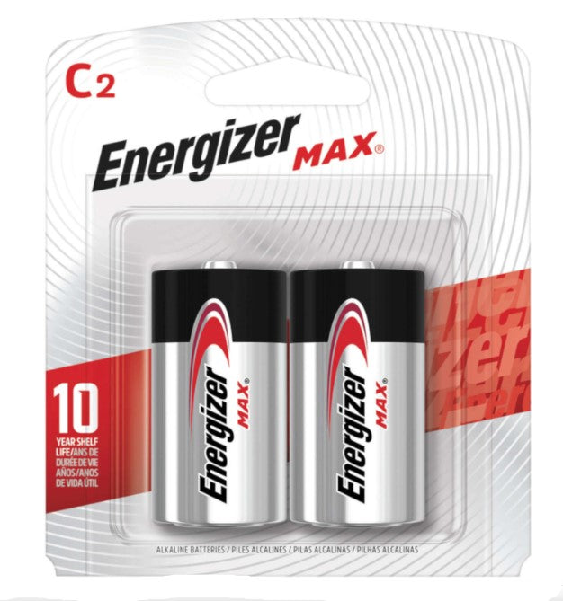 Energizer Alkaline C x 2 Battery