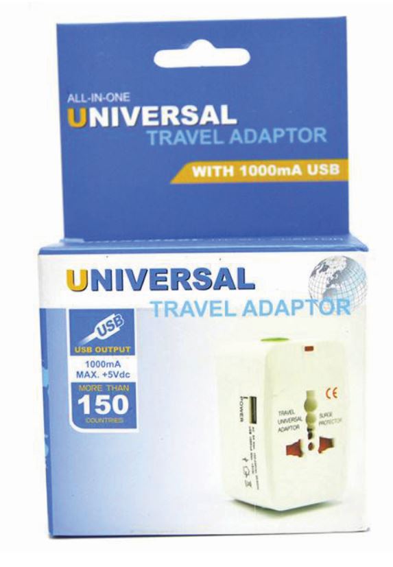 International Universal Wall Adapter (1 USB) (CAI-11) – COWBOY USA