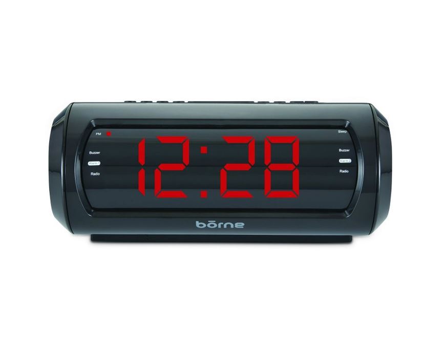 Borne - AM/FM Alarm Clock Radio 1.8 inch Display (CR1840D)