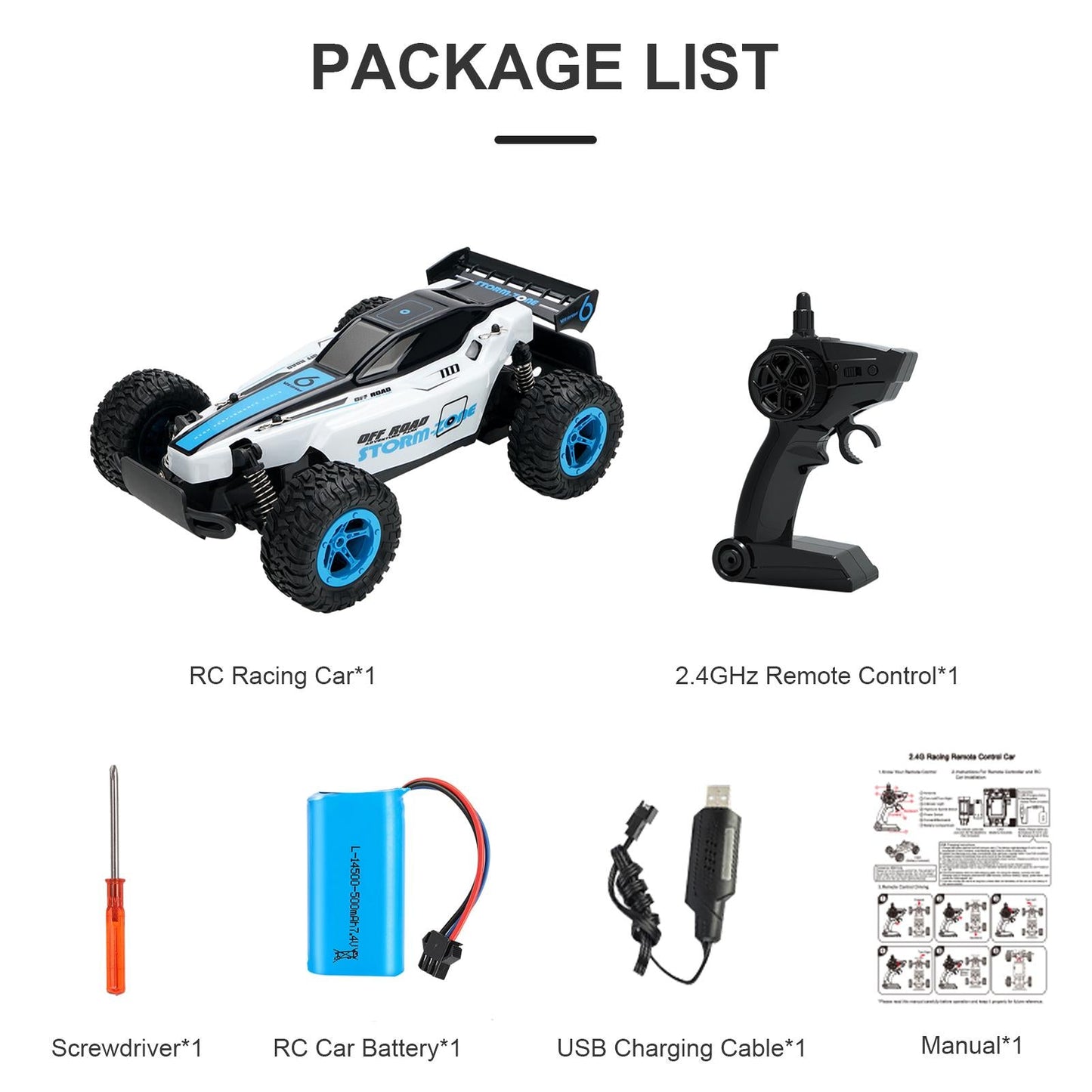 YD. JIA - RC Super Fast Toy Car (D886)- Remote Control