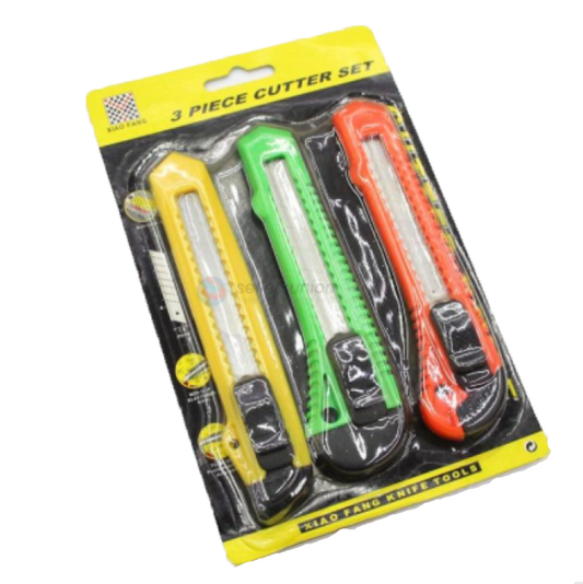 Box Cutter Knife Tool set (3 pcs/ pack)