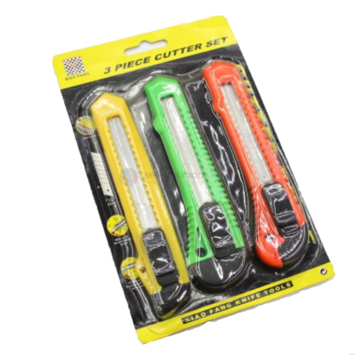 Box Cutter Knife Tool set (3 pcs/ pack)