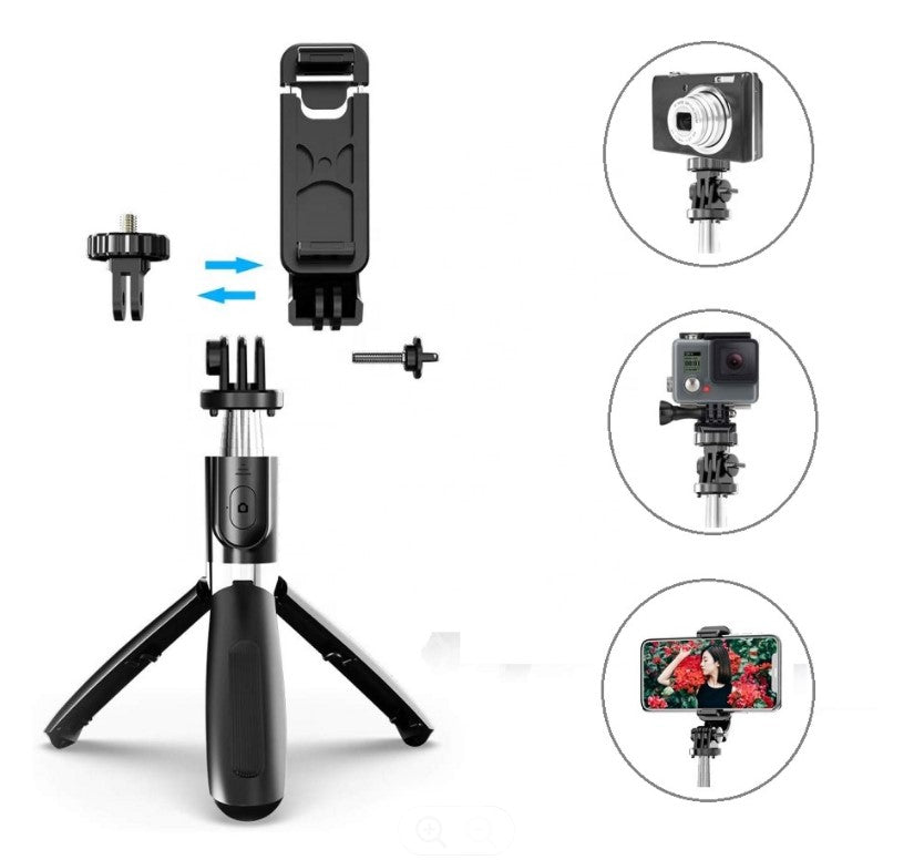 Selfie Stick & Tristand with Bluetooth (Wireless)(L02)