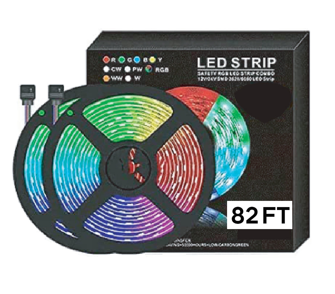 LED Strip Light w/ Remote (5050) - Available on 49ft/ 66ft/ 82ft/ 99ft Length