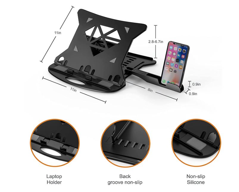 Tech Theory - Adjustable Swivel Laptop Stand (TT-LTSW)