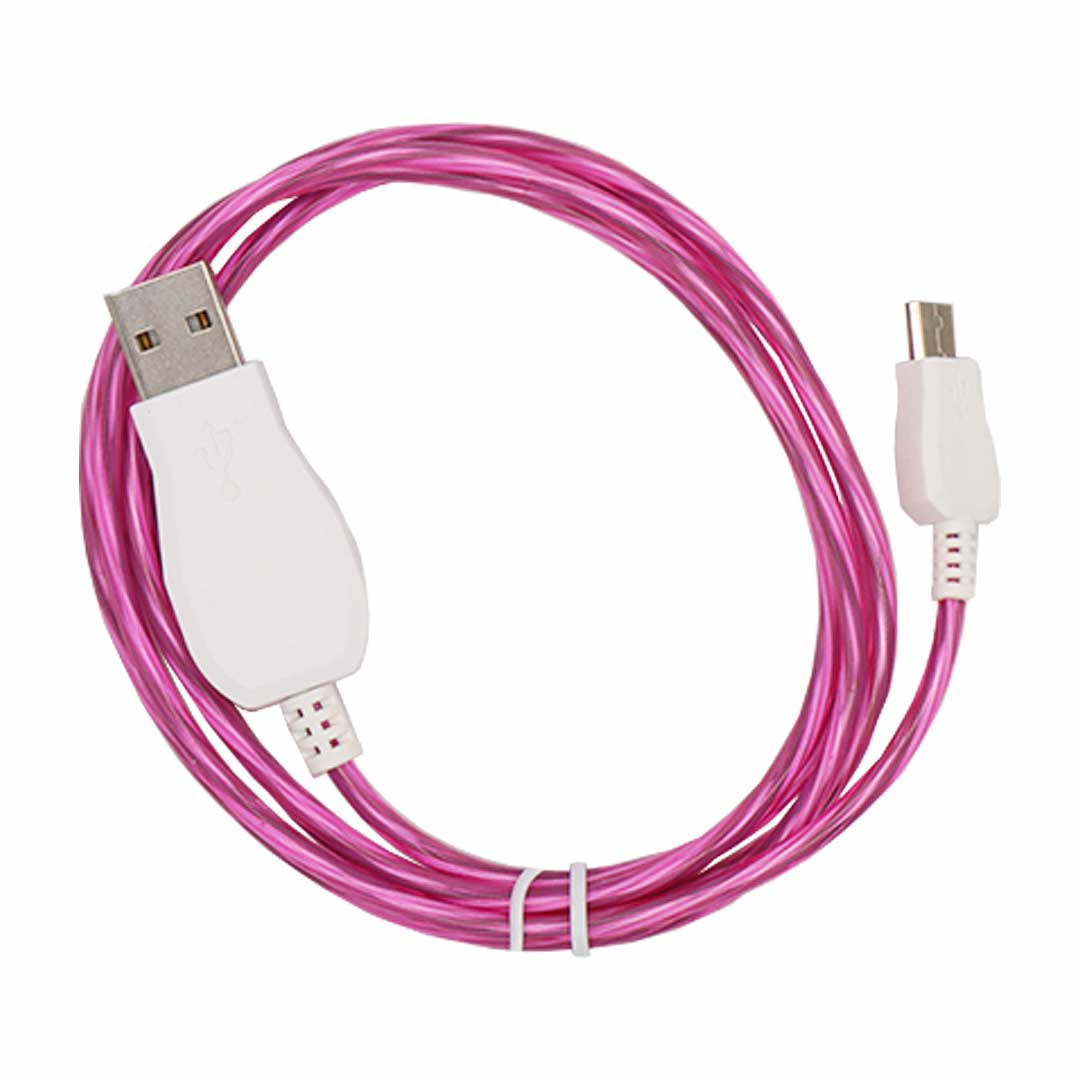 LED Light up Cable for Micro USB (V8/ V9) - 3ft