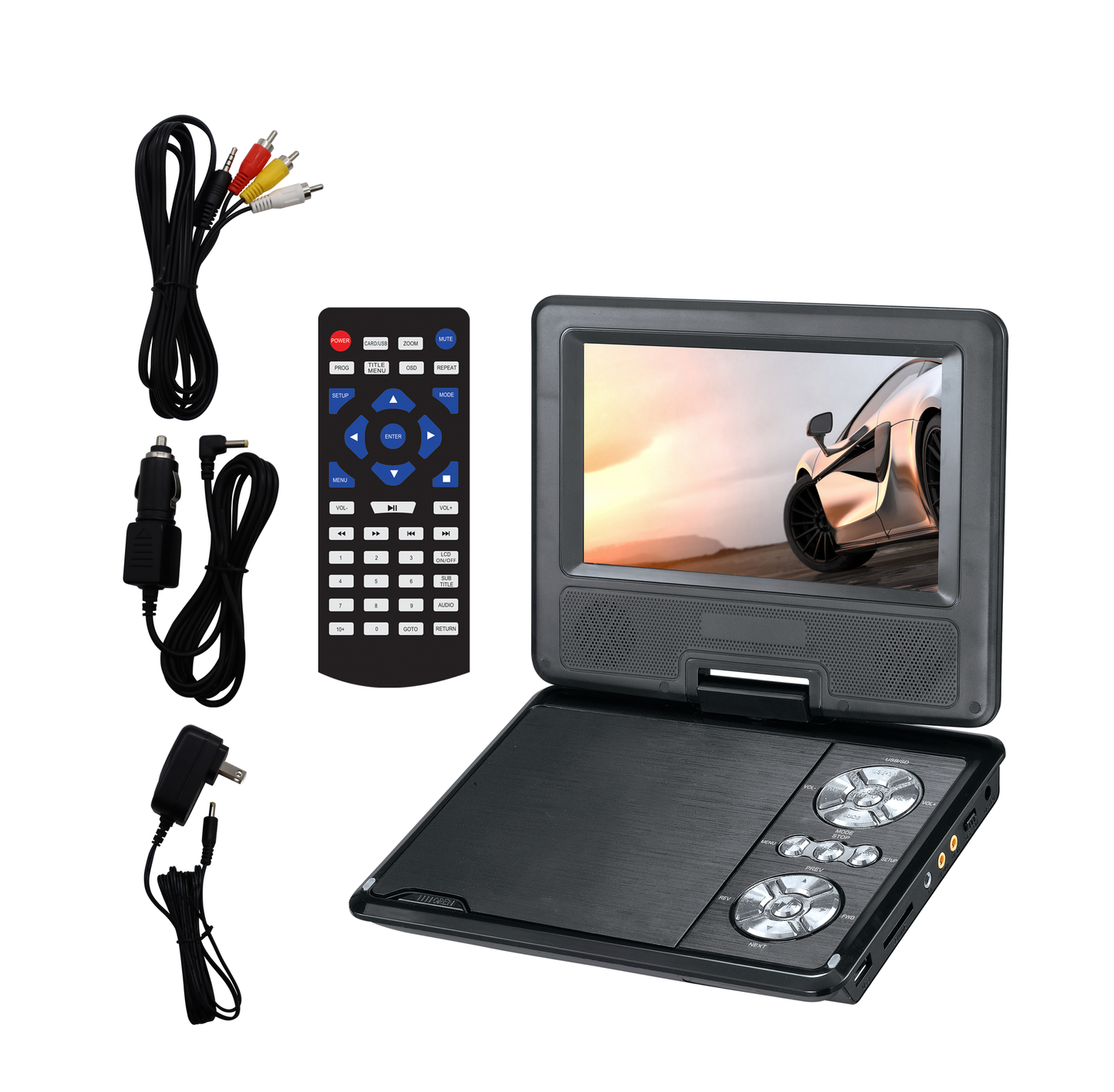 【PORTABLE MULTIMEDIA PLAYER】 Portable Multimedia Player 9'' (PD9588) – COWBOY USA