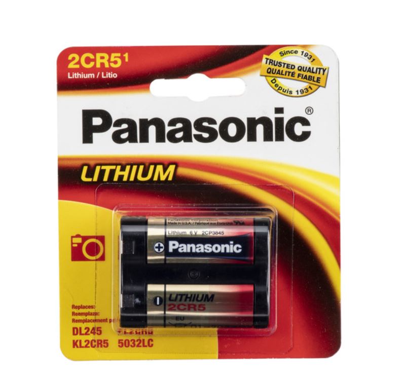 Panasonic Lithium Battery (2CR5)