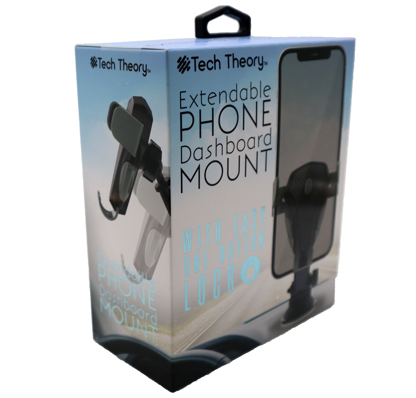 Tech Theory -Extendable Phone Dashboard Mount (w Easy One Button Lock) (TT-OBRM-01)