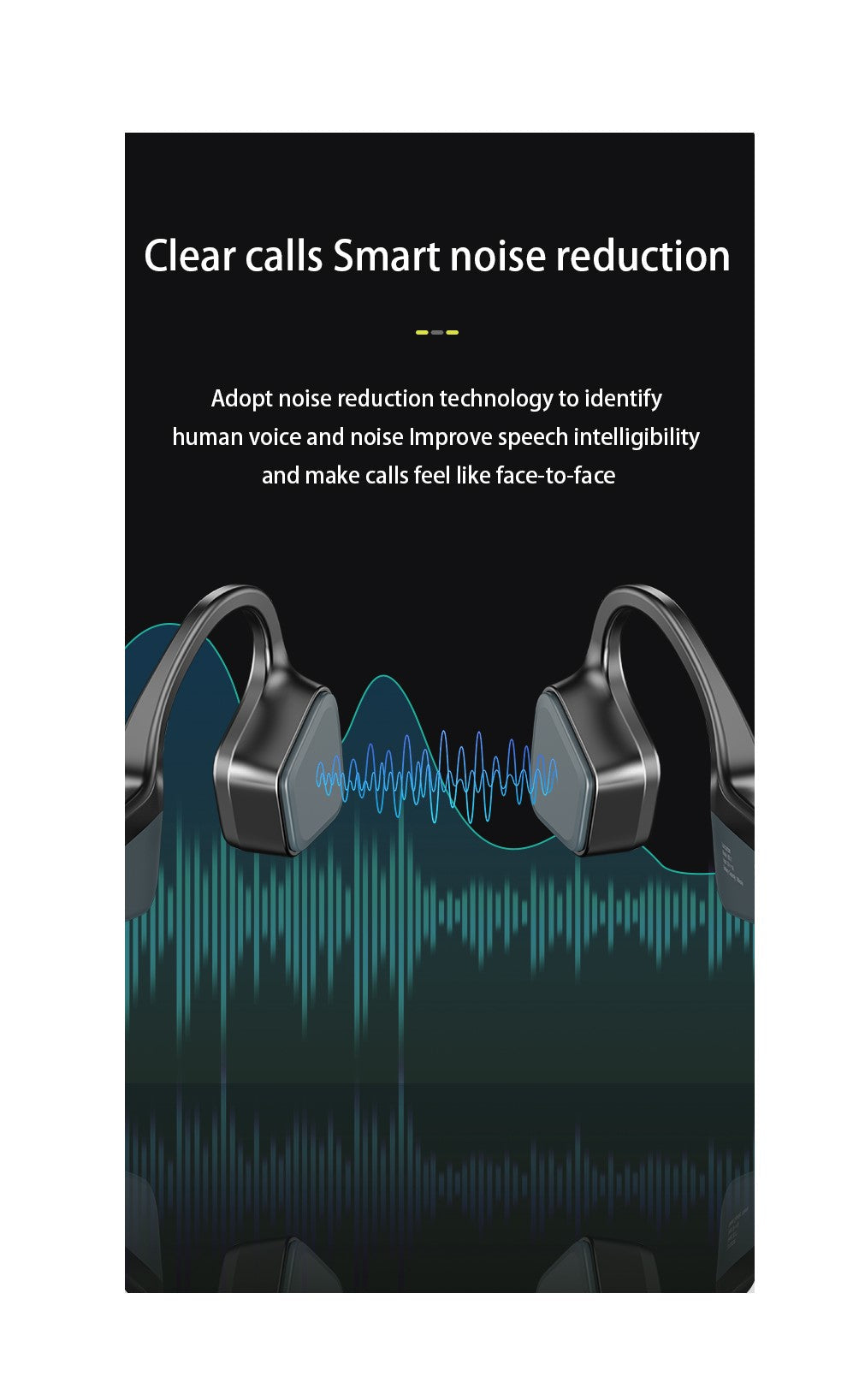 Bone Conduction Headphones - Langsdom (BS17)