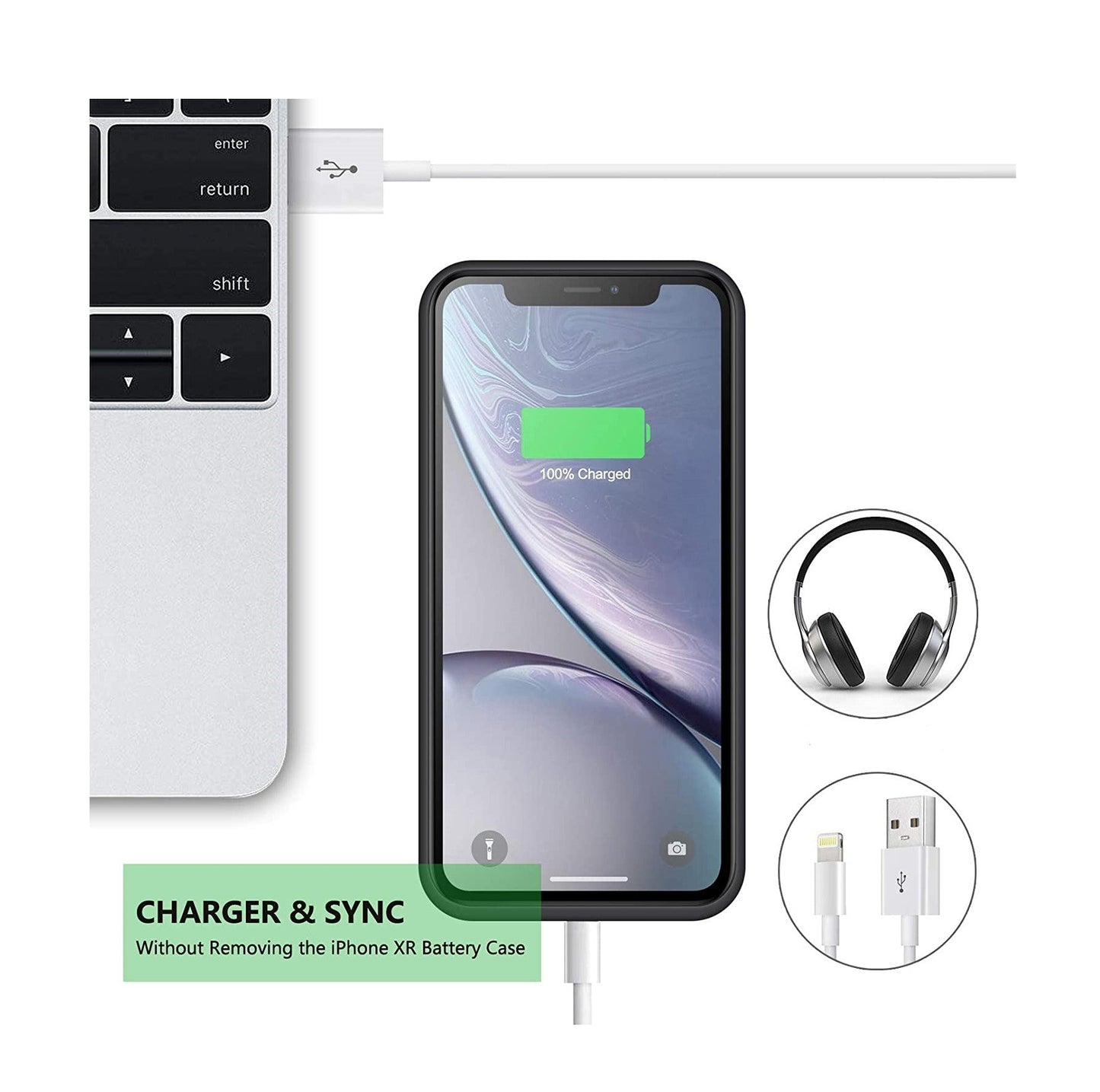 Power Case for iPhone XR (5200 mAh)