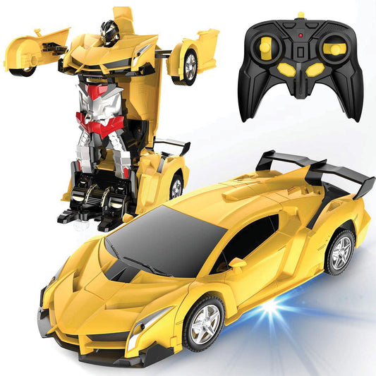 Silver Shadow Transformer Car & Robot (Yellow/ Red Box)