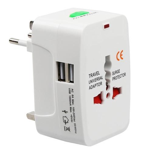 International-Universal Wall Adapter (2 USB) (CAI-12)