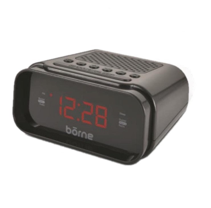 Borne - AM/FM Alarm Clock Radio (CR640D)