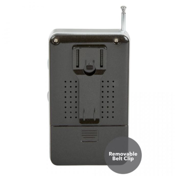 Borne - Portable AM/FM Radio Player w/ Belt Clip (PR200)