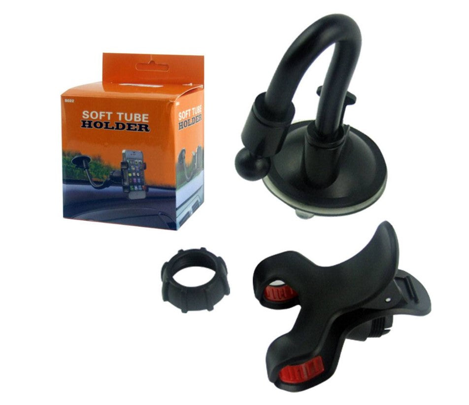 Soft Tube Holder Car Mount (S022) (Suction)