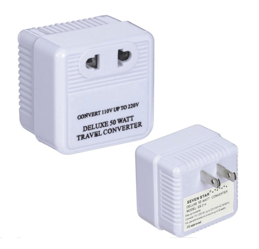 Seven Star Voltage Converter (110V to 220V) (50W) (SS214)